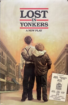 Lost in Yonkers Neil Simon Vintage Original Window Card Poster