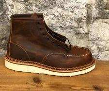 RED WING CLASSIC MOC 1907 6-INCH BOOT IN COPPER ROUGH &TOUGH LEATHER NEW IN BOX