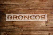 Strong Disposable High Quality Denver Broncos Stencil