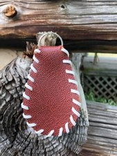 Handcrafted Football Keychain