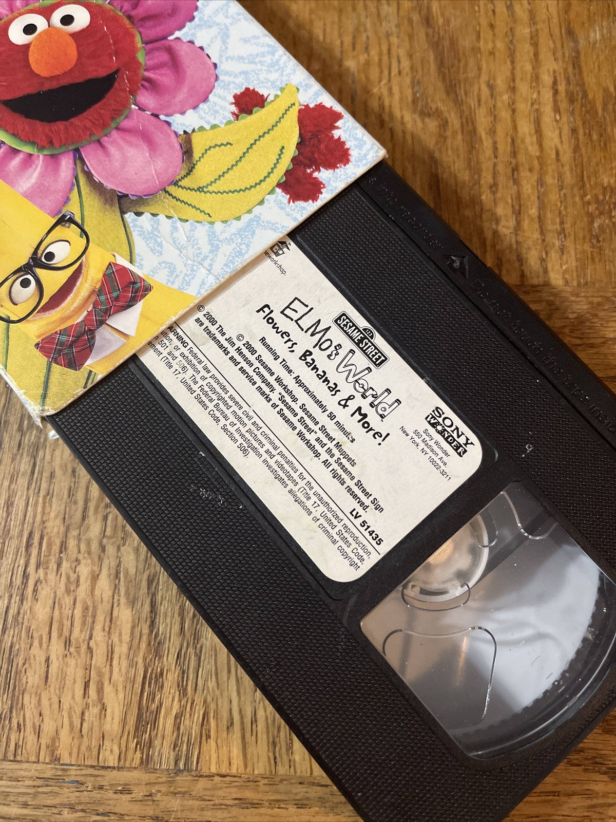 Sesame Street Flowers Bananas And More VHS 74645143538 eBay