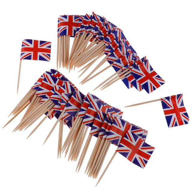 Flag Toothpicks Decorative Flag Toothpicks Party Food Decorations for ...