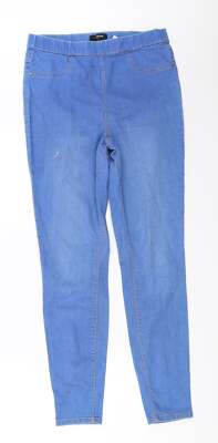 Matalan Damen blau Baumwollmischung Jegging Jeans Größe 8 L27