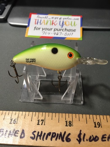 EXCALIBUR/BOMBER FAT FREE GUPPY CRANKBAIT NICE - Bild 2 von 4