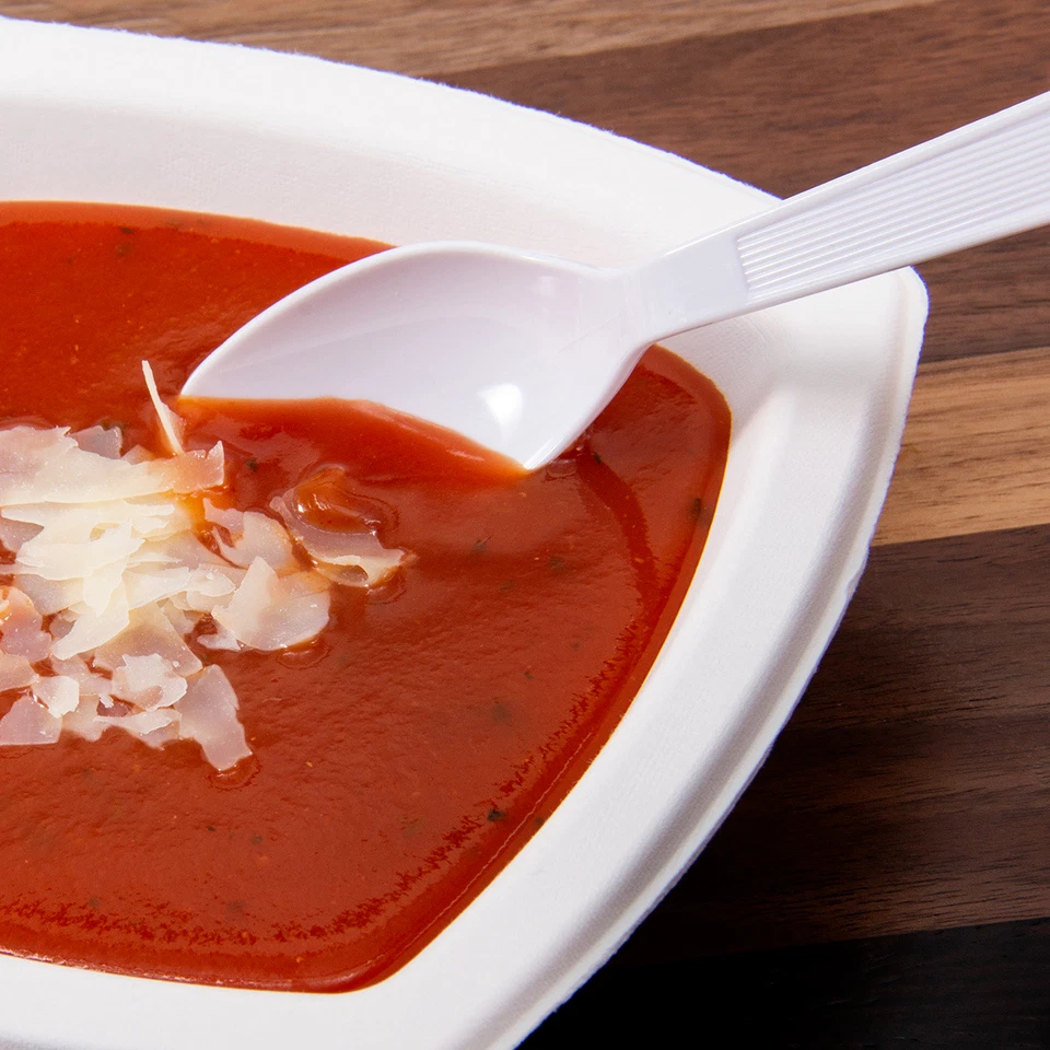 Solo Heavyweight Plastic Spoon, White, 500-count Kitchen Home Party Supplies USA - Image 3 of 3