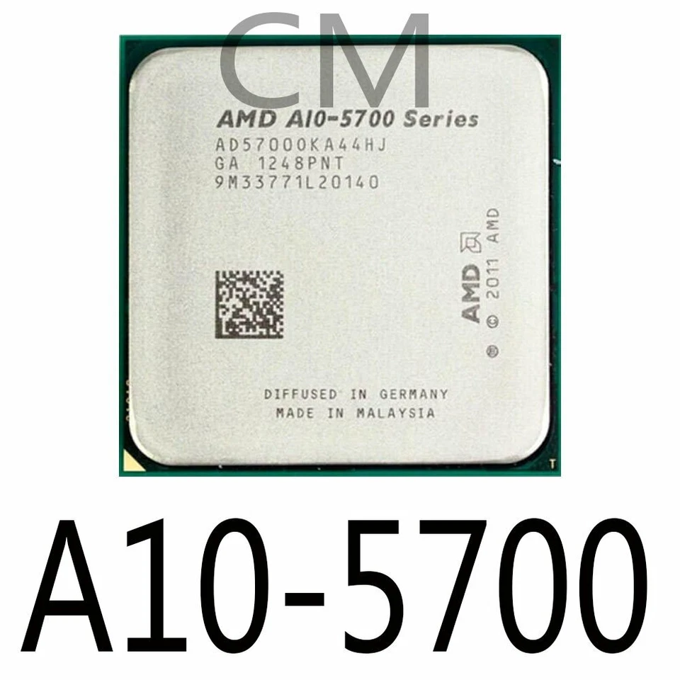 AMD A10-5700 A10-5800K A10-6700 A10-6790K A10-6800K 7700K CPU Processor - Image 2 of 4