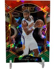 2020-21 Select Prizms Red White Green Ice Deandre Ayton Suns Card #33 W/Top Load