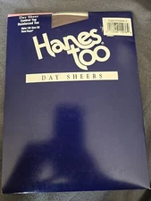Hanes Too Day Sheer Control Top Style 136 Size CD Town Taupe Pantyhose
