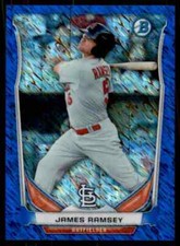 2014 Bowman Chrome Blue Mini James Ramsey /250 Cardinals *Noles2148* Cs 10=Fs