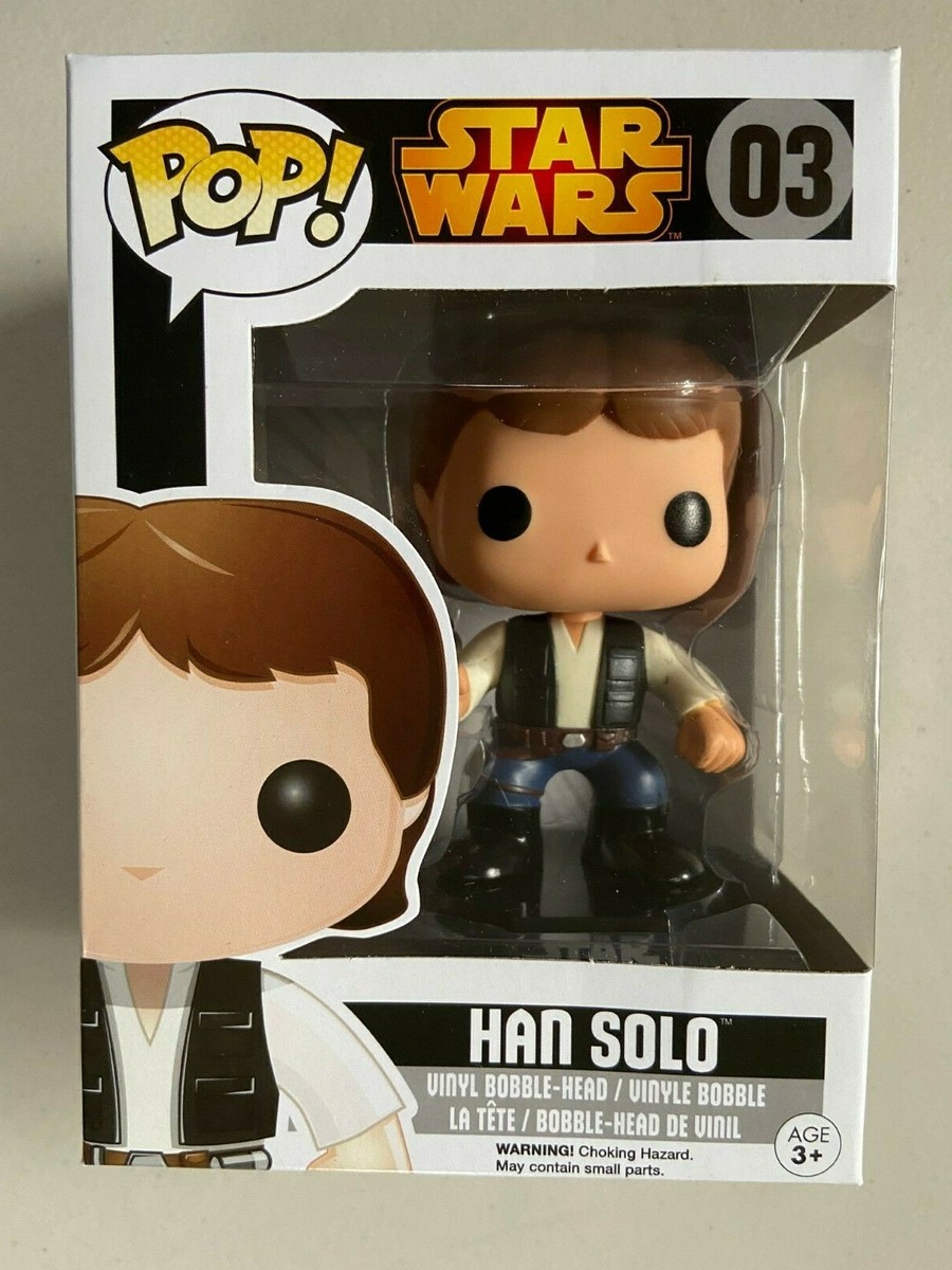 Funko Pop Star Wars Han Solo #03 Black Box Retired Vaulted | eBay
