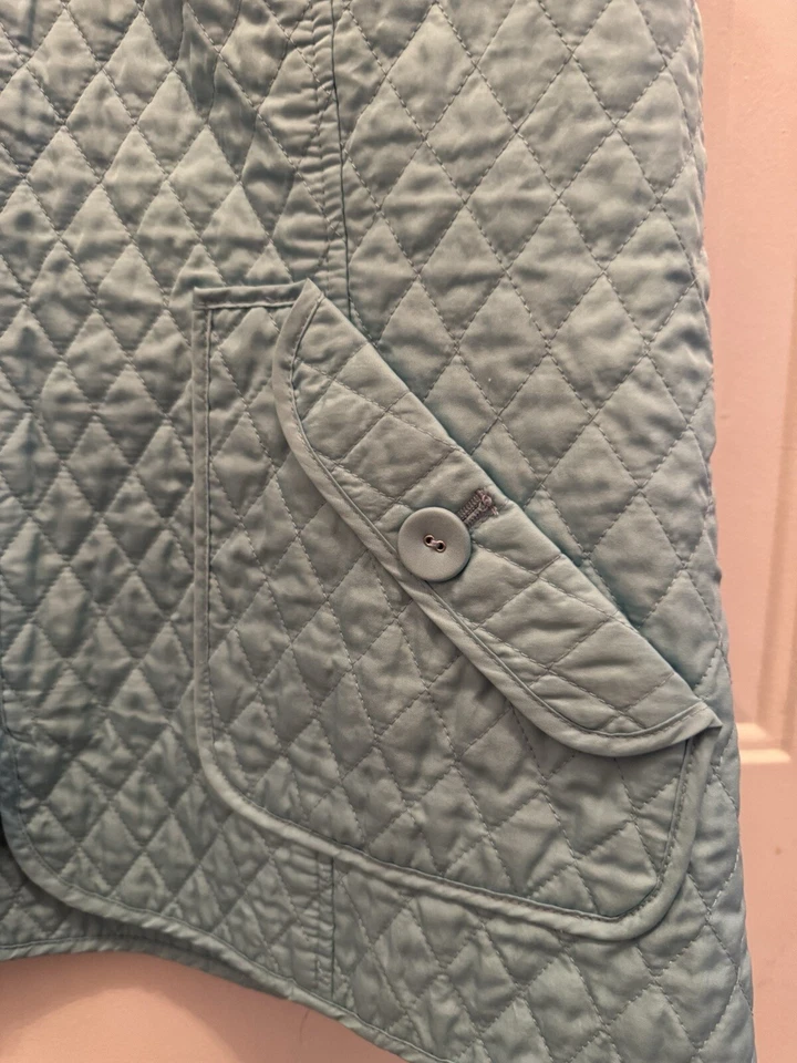 Chaqueta chaleco Sport Savvy talla grande acolchada con diamantes para mujer con cremallera Foto 2 de 4