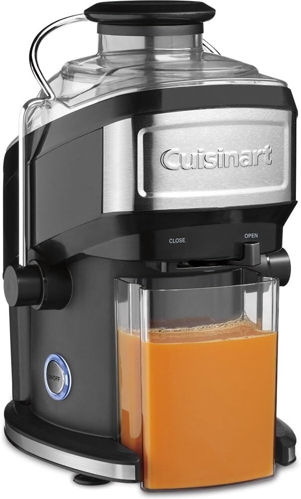 Cuisinart CJE-500 Compact Juice Extractor Pitcher Juicer Black Stainless