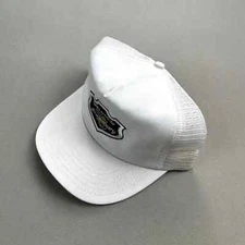 Vintage See's Candies Hat Cap Snapback Trucker White Chocolate San Francisco 90s