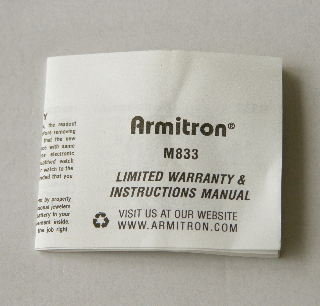 armitron m833