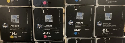 HP 414X Set (4 Pieces = 499€) W2020X W2021X W2022X W2023X Laserjet Pro M454