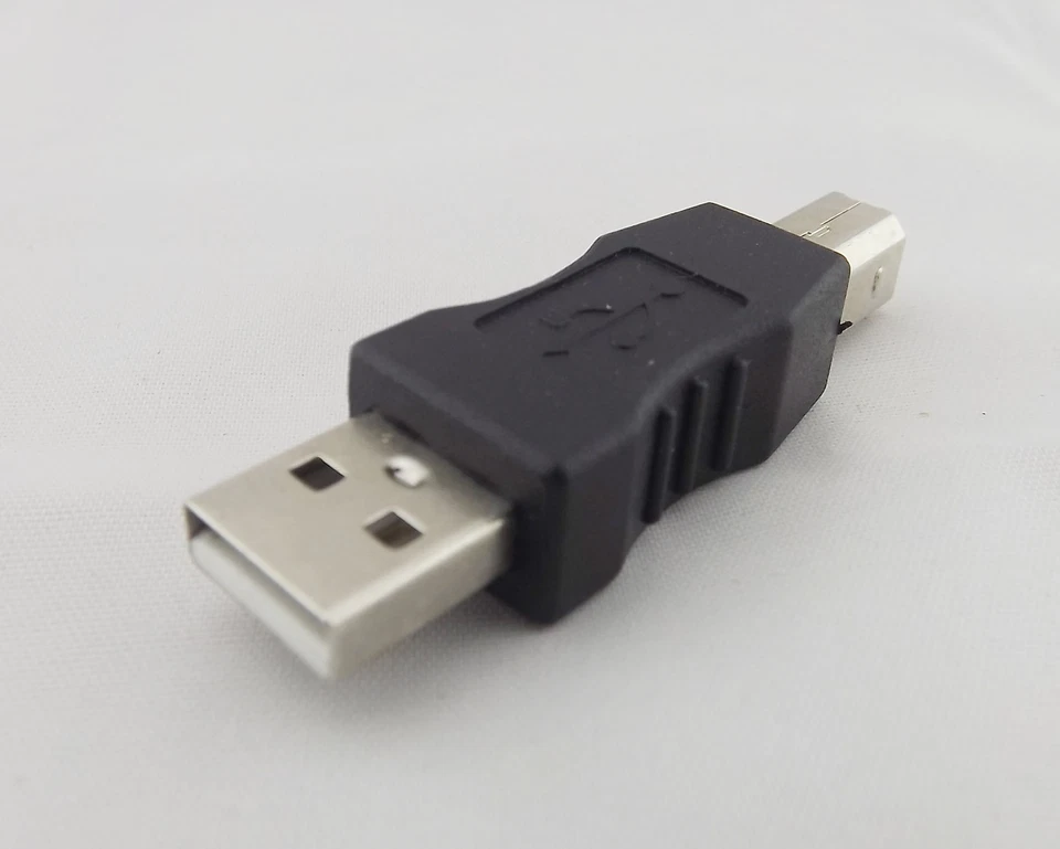 10pcs USB 2.0 A Male To B Male Printer Scanner Port Converter Adapter Connector - Image 3 of 4