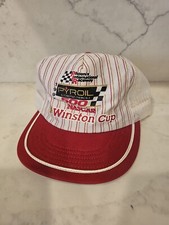 Vintage 1992 Winston Cup hat PYROIL 500 Trucker Snapback WINSTON PIR Phoenix