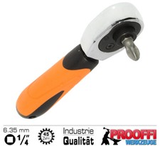 Bithalter Umschalt Knarre Bits Ratsche 1/4" Profi Ratschenschlüssel NEO 512