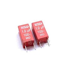 Germany WIMA DIY Fever Film Capacitor 105 100V 1.0UF 100V 1UF 10 MKS2 Pitch 5mm