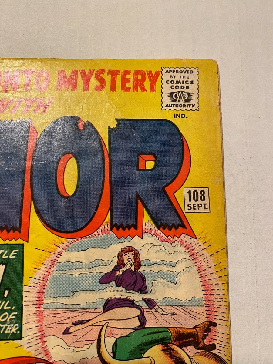 JOURNEY INTO MYSTERY #108 FN 6.0 THOR VS LOKI JACK KIRBY COVER AND