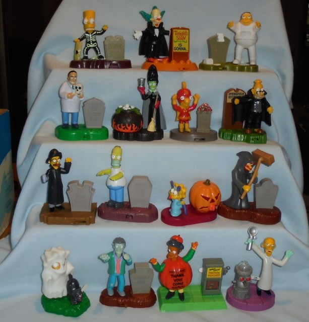 Simpsons Spooky Light Ups Springfield Halloween Figure Burger King Kids