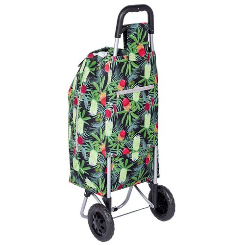 Sachi Sprint 45L Shopping Trolley Storage Grocery Cart Bag w/ Wheels