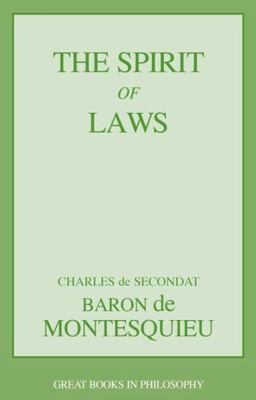 Spirit of Laws (Great Minds Series), Montesquieu, Charles Lois, Good Book