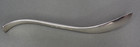 DANISH C ANTONSEN STERLING ULTRA MODERN SILVER  9 3/4" SERVING FORK AND SPOON — photo 6