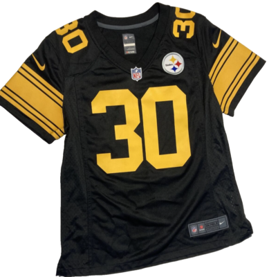 Pittsburgh Steelers #30 James Conner Jersey Nike On Field Youth Size L
