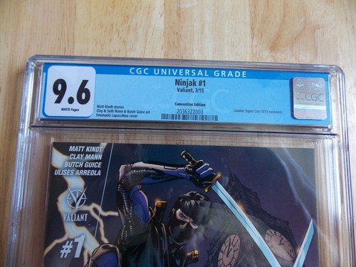NINJAK #1 CGC 9.6 - LONDON SUPER CON! - Picture 2 of 4