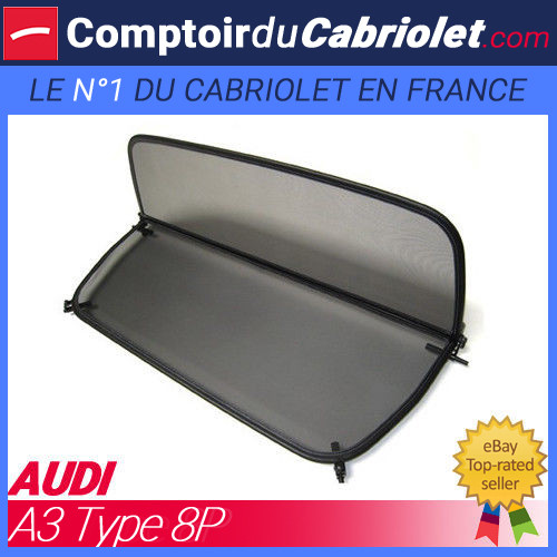 Saute-vent Audi A3 cabriolet 8P pour rouler sur autoroute