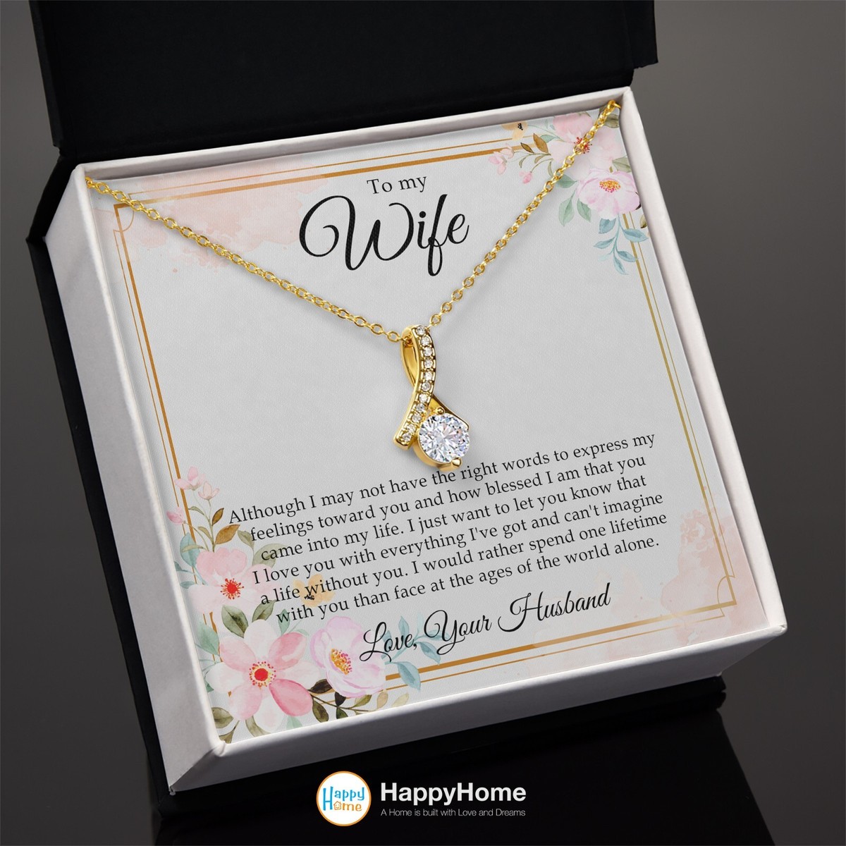 Jewelry Necklace Anniversary Love Gift for Wife Birthday Gift for Wife  -PJ33S