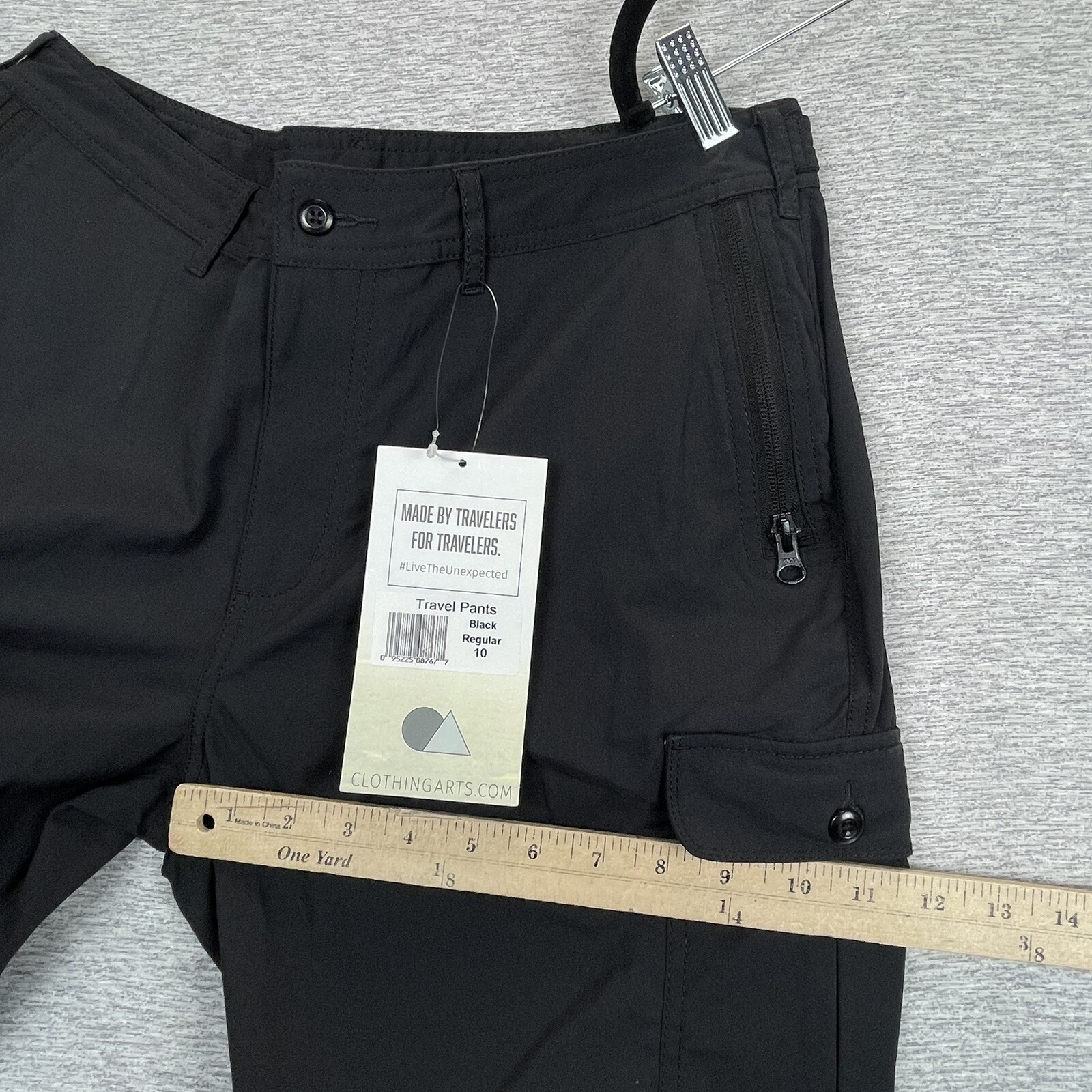 Clothing Arts Pants Womens Size 10 Cargo PCubed Pick Pocket Proof