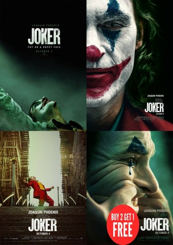 Joker 19 Cool Movie Multiple Posters Print A0 A1 A3 A5 A6 Maxi C426 Ebay