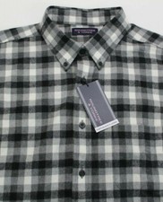 Men's Plaid Portuguese Flannel Shirt XXL 2XL NWT NEW Roundtree Yorke