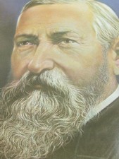 Vintage President Benjamin harrison Poster Print Sam J Patrick 52761