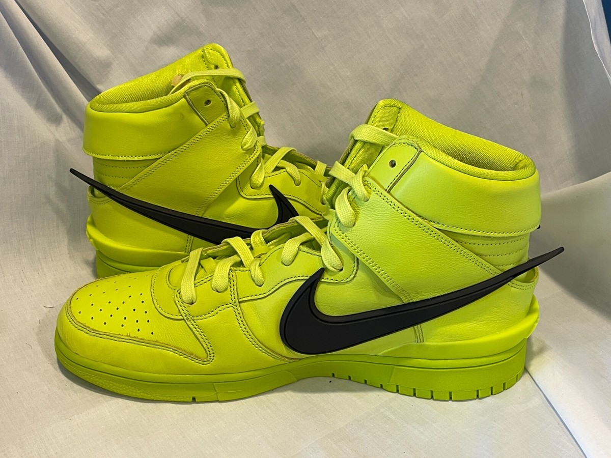 Nike Dunk High x Ambush Mens 12 Atomic Green Black Flash Lime