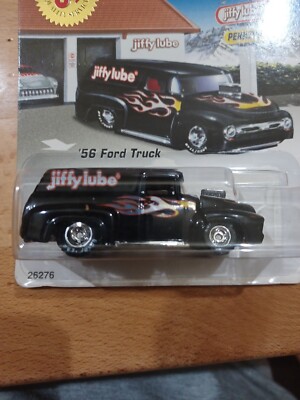 Hot Wheels 56 Ford Truck 1956 Jiffy Lube Black 26276 RARE VHTF