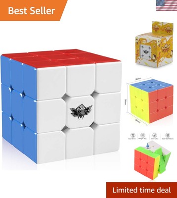 Cyclone Boys 3x3 Speed Cube - Stickerless, Scratch-Resistant Puzzle Toy