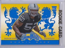 KHALIL MACK ROOKIE CARD 2014 Crusade RC Oakland Raiders Football CHICAGO BEARS!