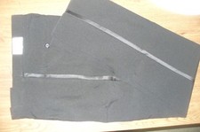 Mens Tuxedo Trousers, Comfort Fit Waist, Size 42, Pleated Front