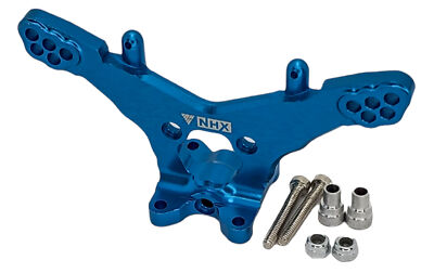 NHX Torre D'Urto Anteriore Regolabile In Alluminio Blu Per Losi Mini T 2.0