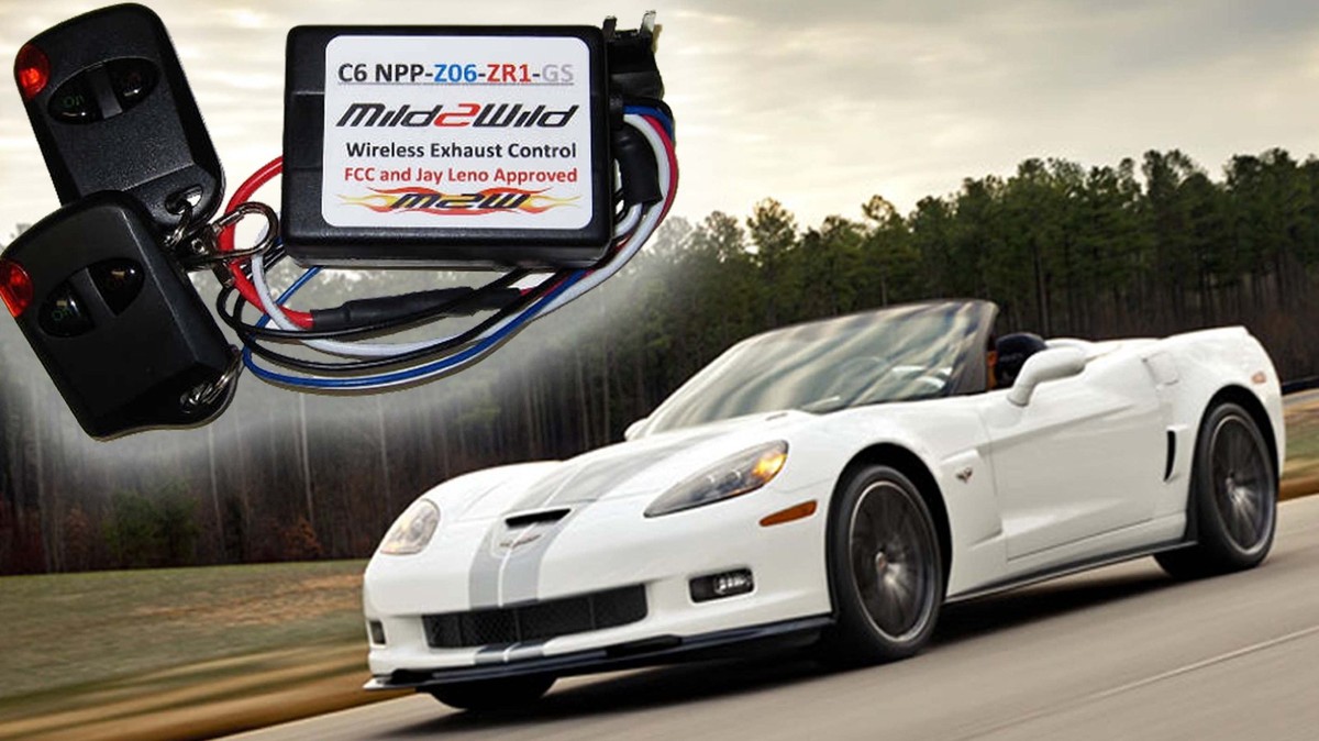 Corvette MILD2WILD NPP Wireless Exhaust Switch C6 GS Z06 Zr1 Grand