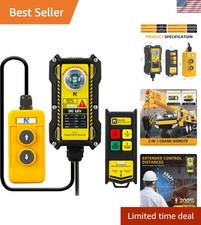 Innovativo Telecomando per Gru 2 in 1 - Controllo affidabile per esigenze di sollevamento pesanti