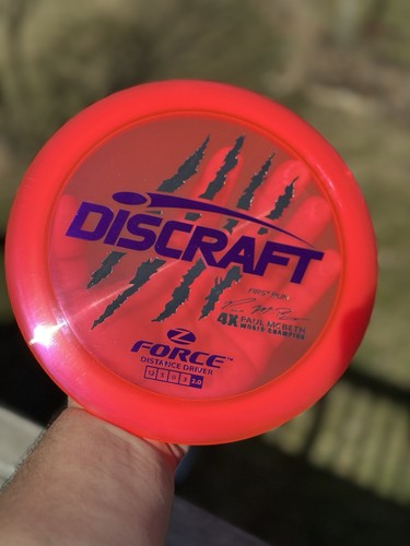 Discraft Paul McBeth 4x Claw Z Force NUEVO