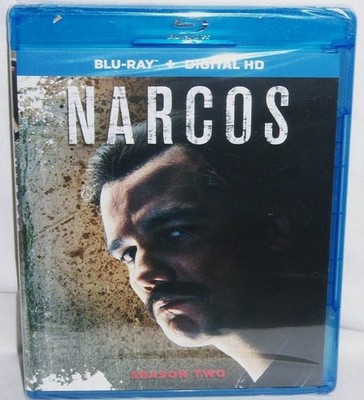 NEW NETFLIX NARCOS COMPLETE SECOND 2ND SEASON 2 TWO CRIME TV 3 DISC BLU RAY 2016