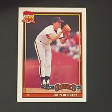 Topps 1991 John Burkett San Francisco Giants #447 40 Years Baseball Card