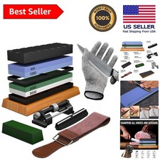 Multi-Purpose Whetstone Knife Sharpener with ...