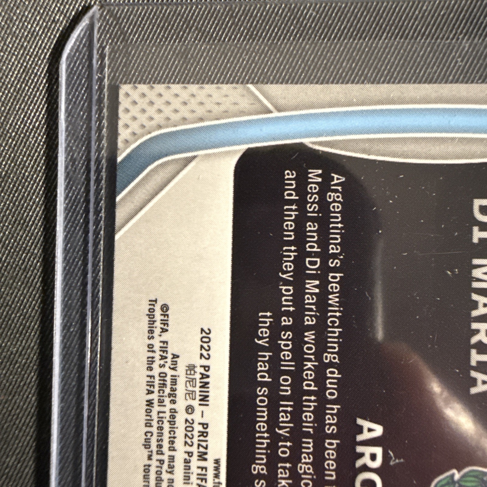 2022 Panini Prizm World Cup Qatar Connections Angel Di Maria/Lionel Messi  view 7