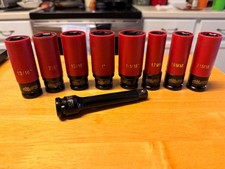 MAC Tools 9pc 1/2” Drive Deep Impact Wheel-Lug Protector Socket Set
